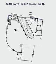 1320-1390 Rue Barré, Montréal, QC for lease Floor Plan- Image 1 of 1