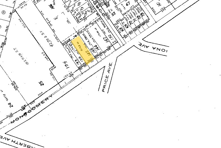 915 Montgomery Ave, Narberth, PA à louer - Plan cadastral - Image 2 de 4