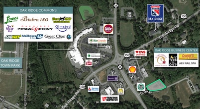 1696 NC highway 68, Oak Ridge, NC - Aerial  map view