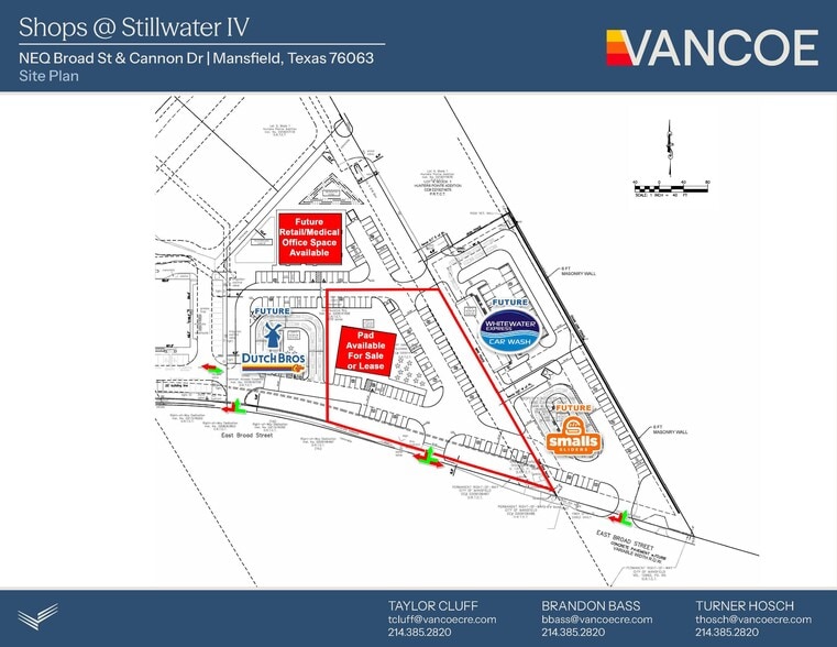 NEQ of Broad St & Cannon Dr, Mansfield, TX for lease - Building Photo - Image 3 of 6