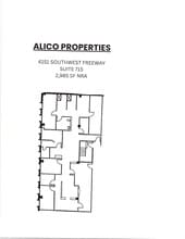 4151 Southwest Fwy, Houston, TX à louer Plan d’étage- Image 1 de 1