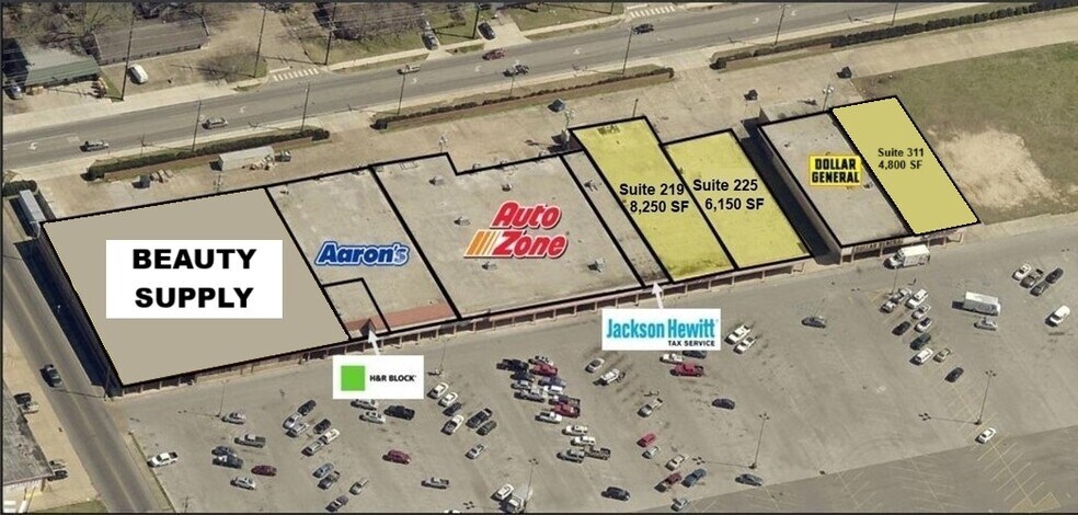 111-443 MacArthur Dr, Alexandria, LA à louer - Plan de site - Image 3 de 15