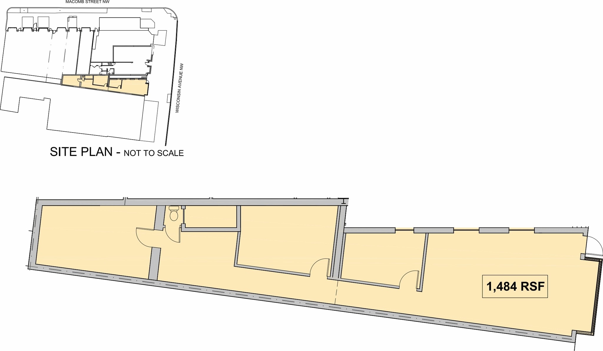 3232-3238 Wisconsin Ave NW, Washington, DC à louer Plan de site- Image 1 de 1