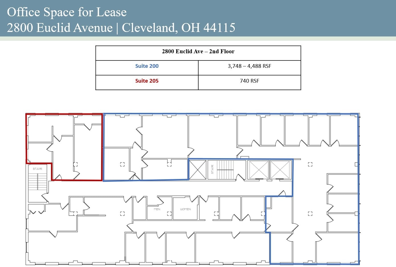 2728 Euclid Ave, Cleveland, OH for lease Interior Photo- Image 1 of 1