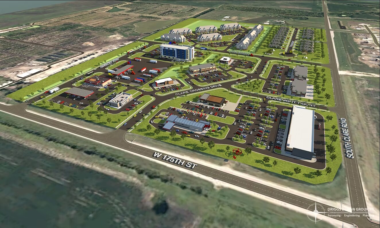 SEC 175th and Clare Road, Gardner, KS for sale Aerial- Image 1 of 8