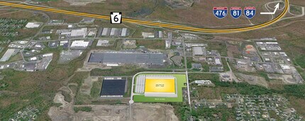 1220 E Lackawanna Ave, Olyphant, PA for lease Aerial- Image 2 of 3