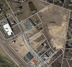 7625 Meadow Run Ln, Owings, MD - aerial  map view