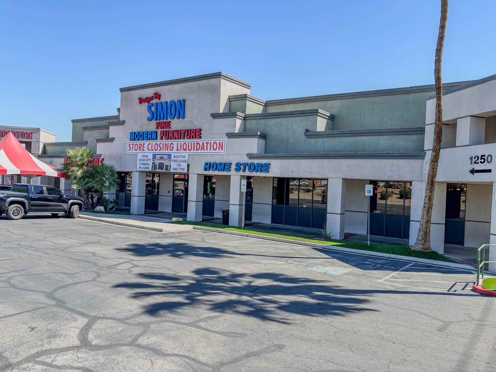 1200-1250 S Rainbow Blvd, Las Vegas, NV for lease Aerial- Image 1 of 7