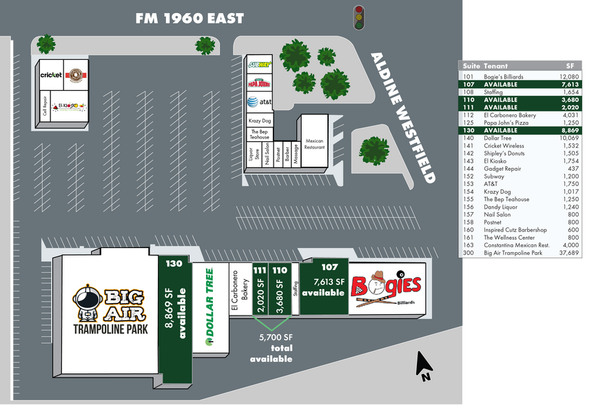 3040 Fm 1960 Rd E, Houston, TX for lease - Site Plan - Image 2 of 6