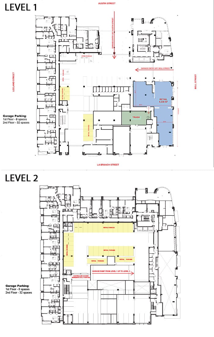1515 Austin, Houston, TX for lease Site Plan- Image 1 of 1