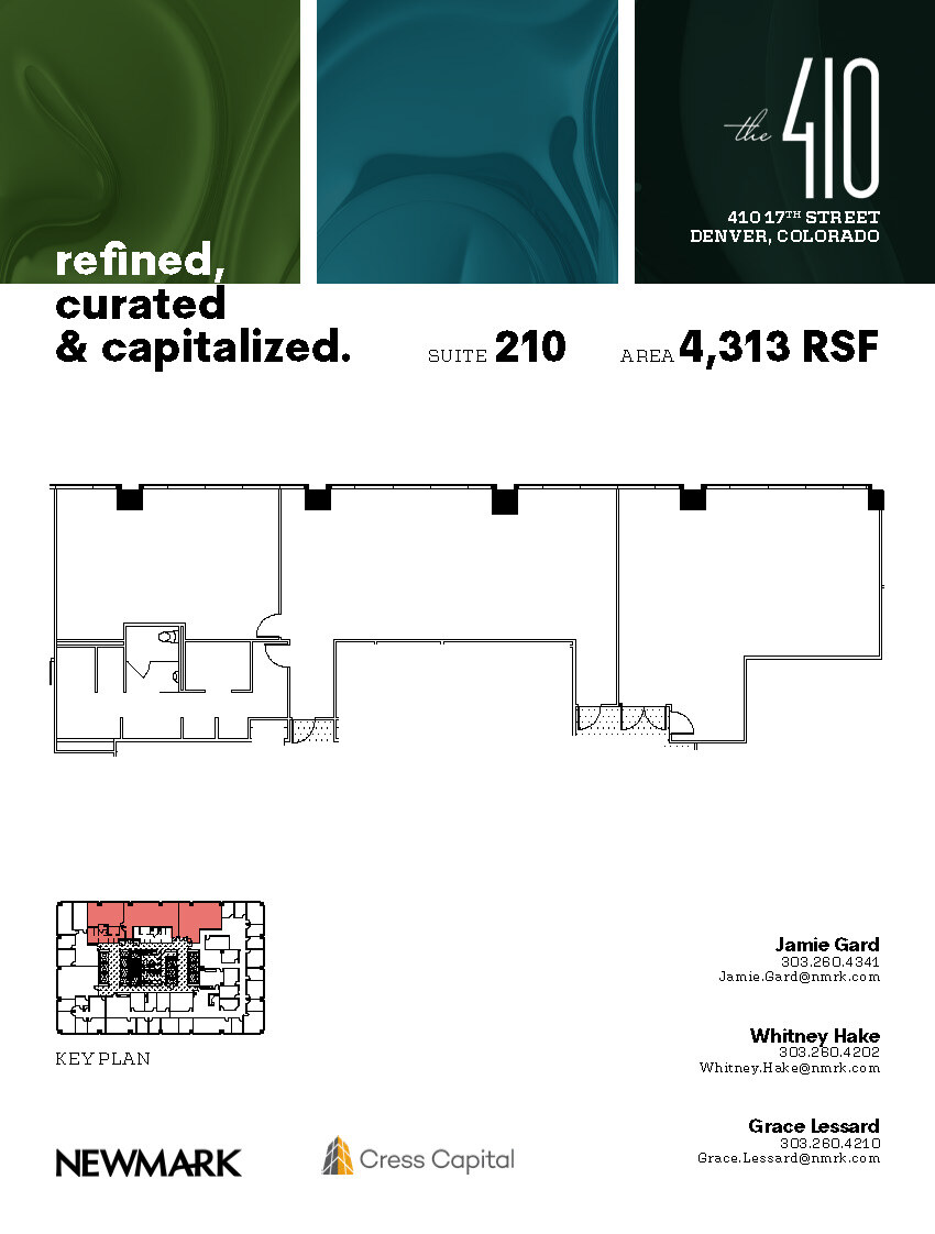 410 17th St, Denver, CO for lease Floor Plan- Image 1 of 1