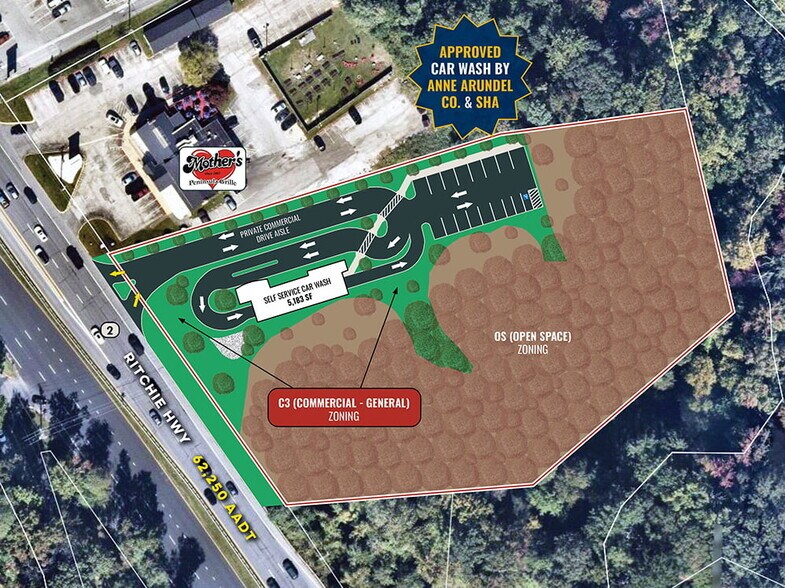 977 Ritchie Hwy, Arnold, MD à vendre - Photo du bâtiment - Image 2 de 2