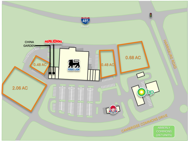 8010 Cambridge Commons Dr, Charlotte, NC à louer - Photo du bâtiment - Image 2 de 2