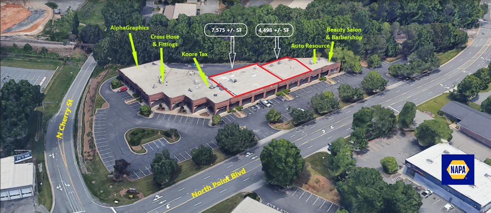 8100 North Point Blvd, Winston-Salem, NC for lease - Aerial - Image 2 of 12