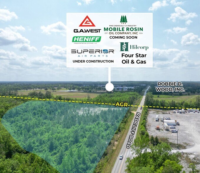 Radcliff Road, Creola, AL à vendre - Aérien - Image 3 de 5