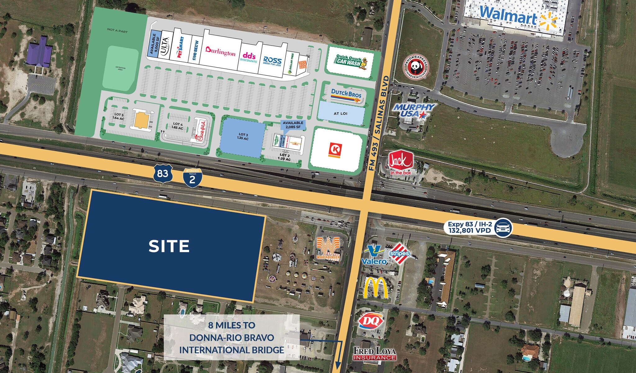 SWQ EXPY 83 & F.M. 493, Donna, TX for sale Building Photo- Image 1 of 3