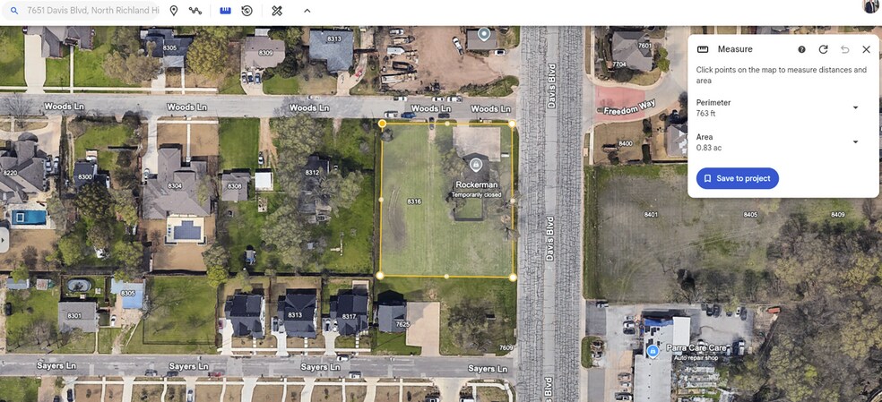 7651 Davis Blvd, North Richland Hills, TX à vendre - Photo du bâtiment - Image 3 de 8