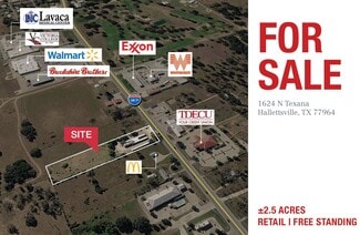 Plus de détails pour 1624 N Texana St, Hallettsville, TX - Commerce de détail à vendre
