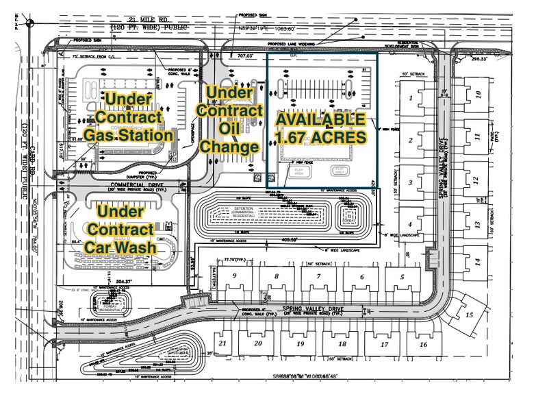 1 21 Mile Rd, Macomb Township, MI à louer - Photo du bâtiment - Image 2 de 2
