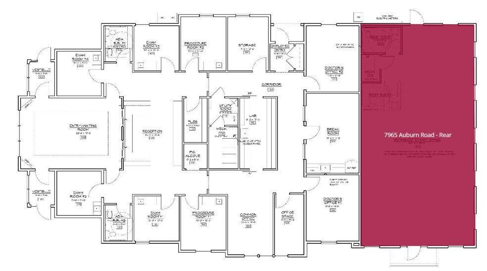 7965 Auburn Rd, Concord Township, OH à louer - Plan d’étage - Image 2 de 2