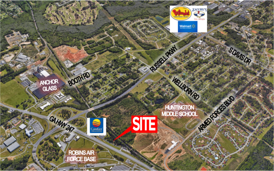 93 Highway 247 S, Warner Robins, GA à vendre - Photo du bâtiment - Image 2 de 2