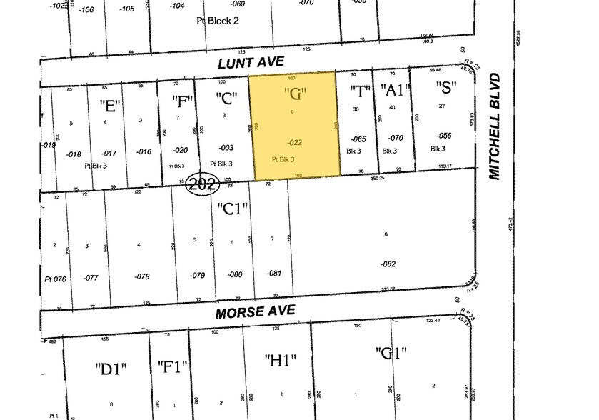 515 W Lunt Ave, Schaumburg, IL à vendre - Plan cadastral - Image 2 de 7