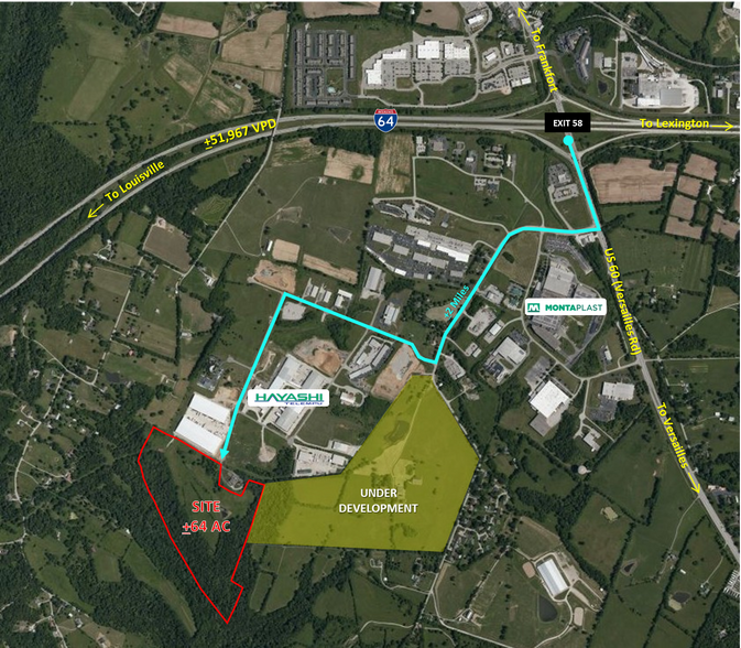 0 Lane View Dr, Frankfort, KY à vendre - Aérien - Image 1 de 7