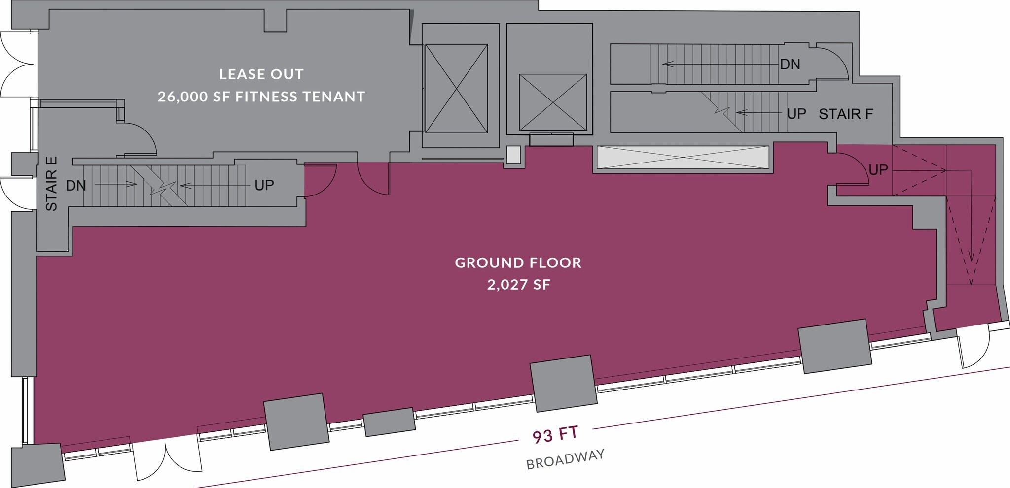 2192-2196 Broadway, New York, NY à louer Plan d’étage- Image 1 de 1