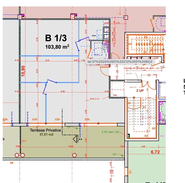 Bureau dans Aubagne à louer - Plan d’étage - Image 3 de 7