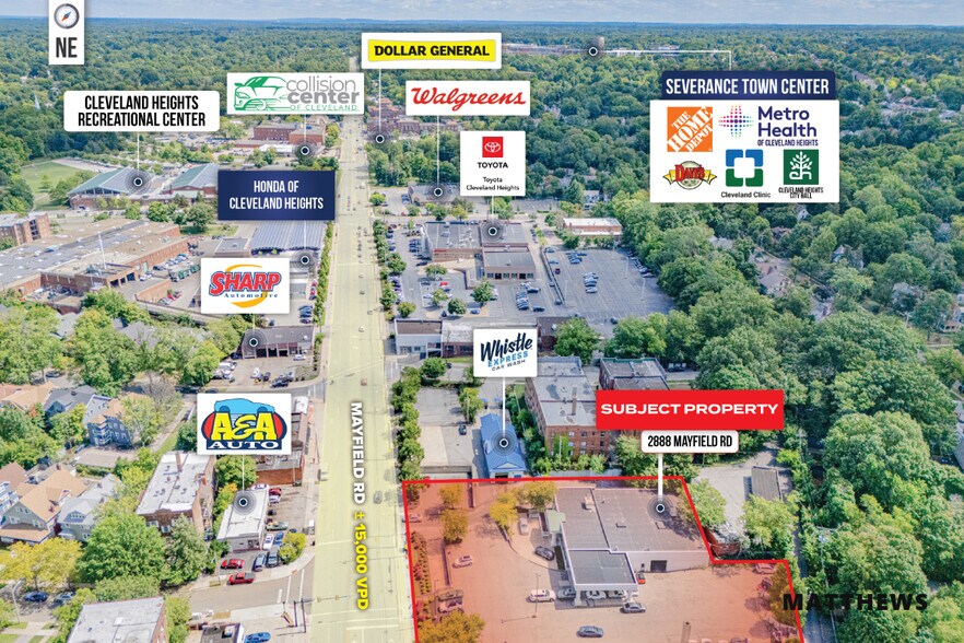2888 Mayfield Rd, Cleveland, OH à vendre - Photo du bâtiment - Image 3 de 3