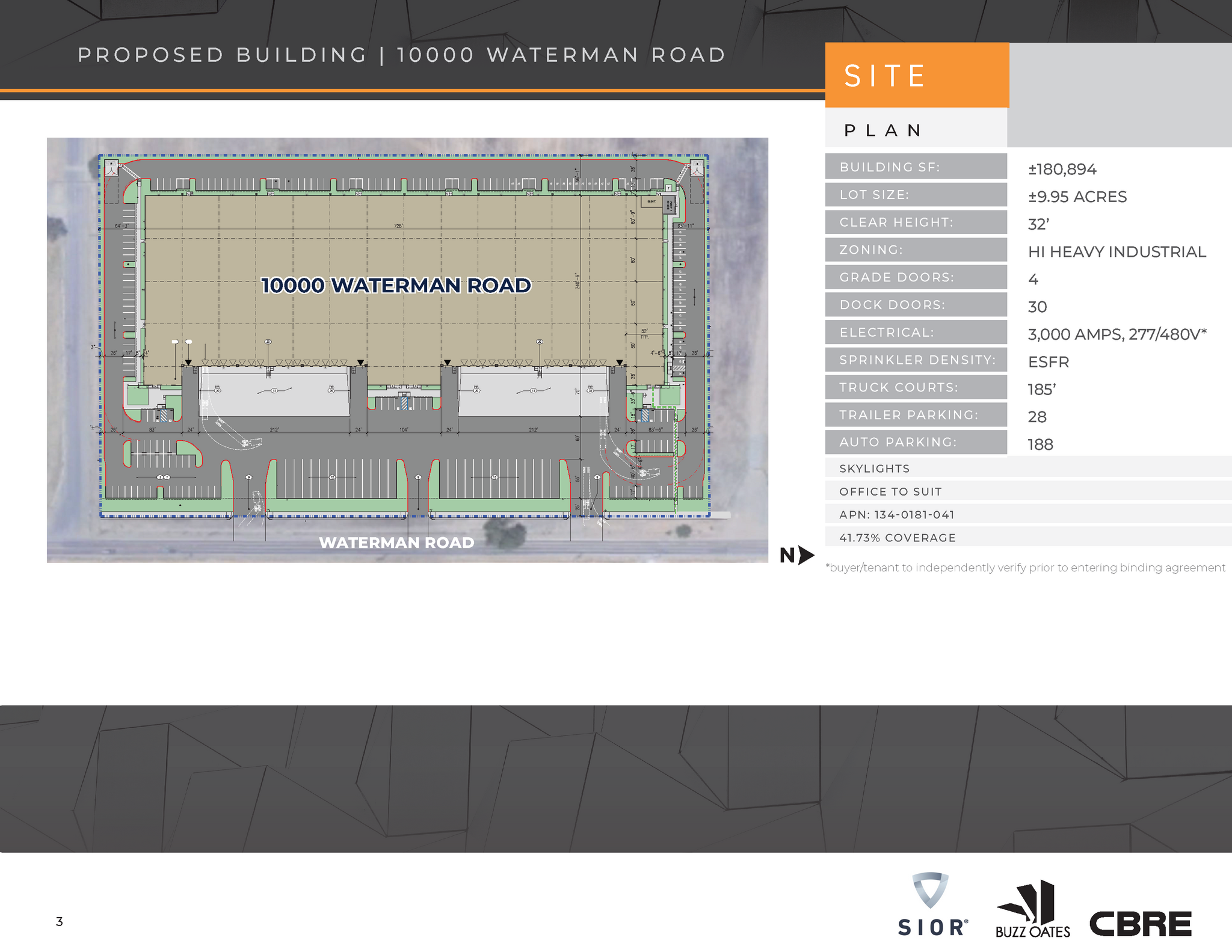 10000 Waterman Rd, Elk Grove, CA for lease Site Plan- Image 1 of 1