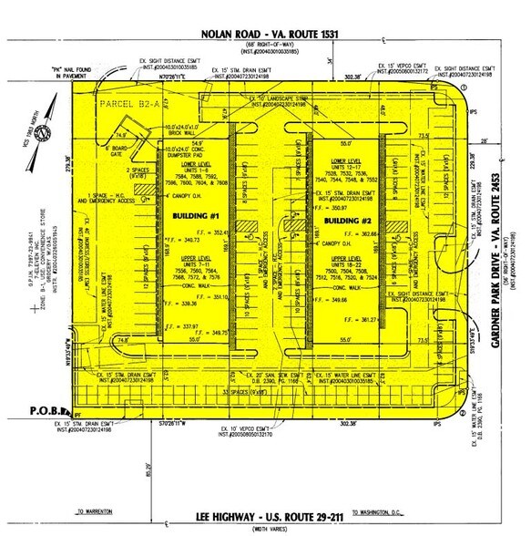 7500-7548 Gardner Park Dr, Gainesville, VA à louer - Plan cadastral - Image 2 de 14