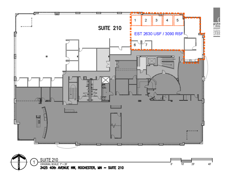 3425 40th Ave NW, Rochester, MN for lease - Floor Plan - Image 3 of 12