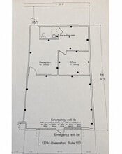 12262 Queenston Blvd, Houston, TX for lease Floor Plan- Image 1 of 7