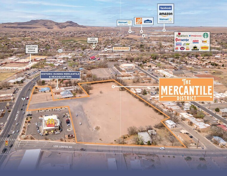 NWQ Main St & Los Lentes Rd, Los Lunas, NM à vendre - Photo du bâtiment - Image 3 de 10