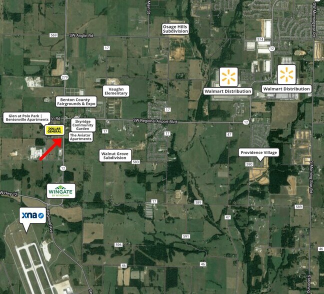 8000 SW Regional Airport Blvd, Bentonville, AR à vendre - Photo du bâtiment - Image 3 de 3
