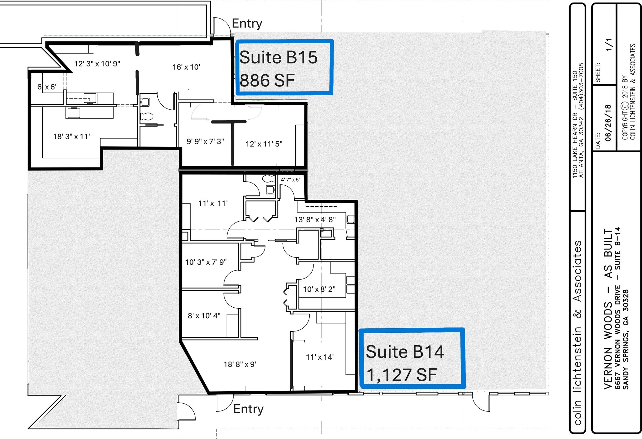 6667 Vernon Woods Dr, Atlanta, GA for lease Floor Plan- Image 1 of 5