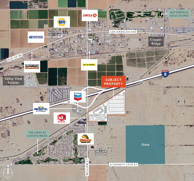 SEC I - 8 & S AVENUE 29E, Wellton, AZ à vendre Aérien- Image 1 de 3