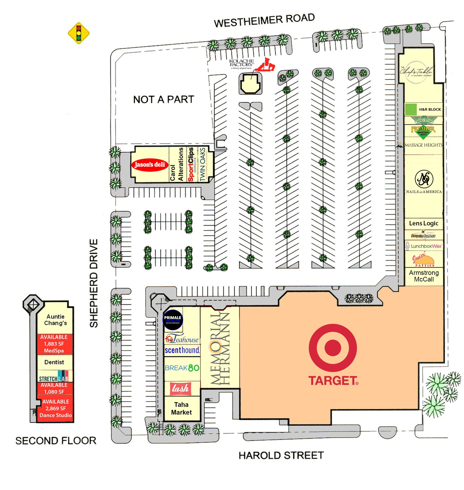2075 Westheimer Rd, Houston, TX à louer Plan de site- Image 1 de 1