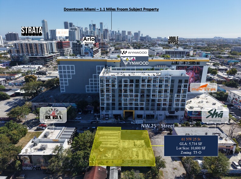61 NW 25th St, Miami, FL à vendre - Aérien - Image 3 de 13