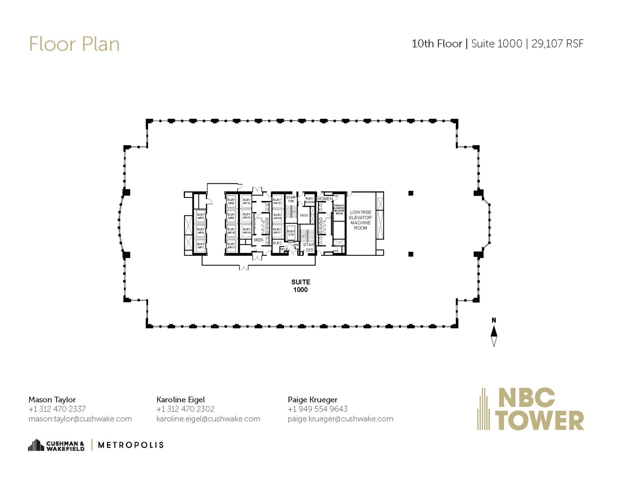455 N Cityfront Plaza Dr, Chicago, IL for lease Floor Plan- Image 1 of 1