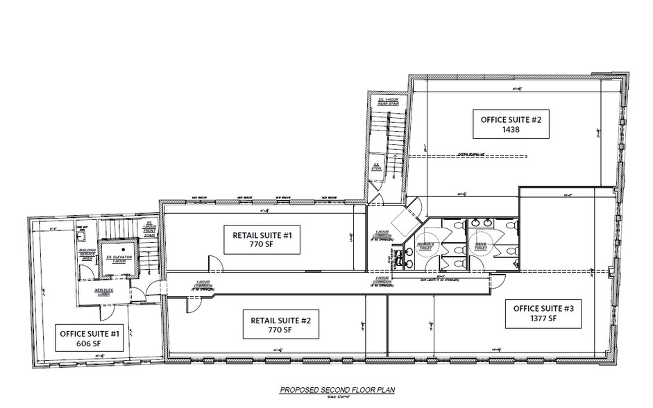 151 W Main St, Purcellville, VA à louer - Plan d’étage - Image 2 de 3
