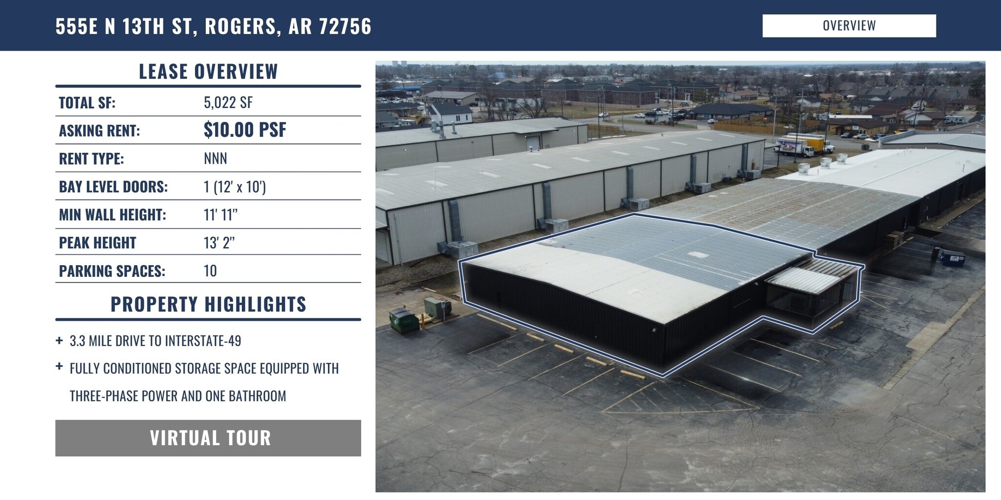 555 N 13th St, Rogers, AR for lease Other- Image 1 of 3