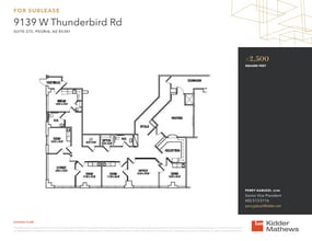 9139 W Thunderbird Rd, Peoria, AZ à louer Plan d’étage- Image 1 de 1