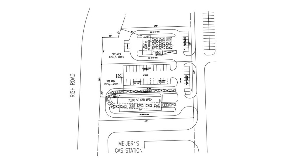 Davison - I-69 & Irish Road, Davison, MI for lease - Site Plan - Image 2 of 2