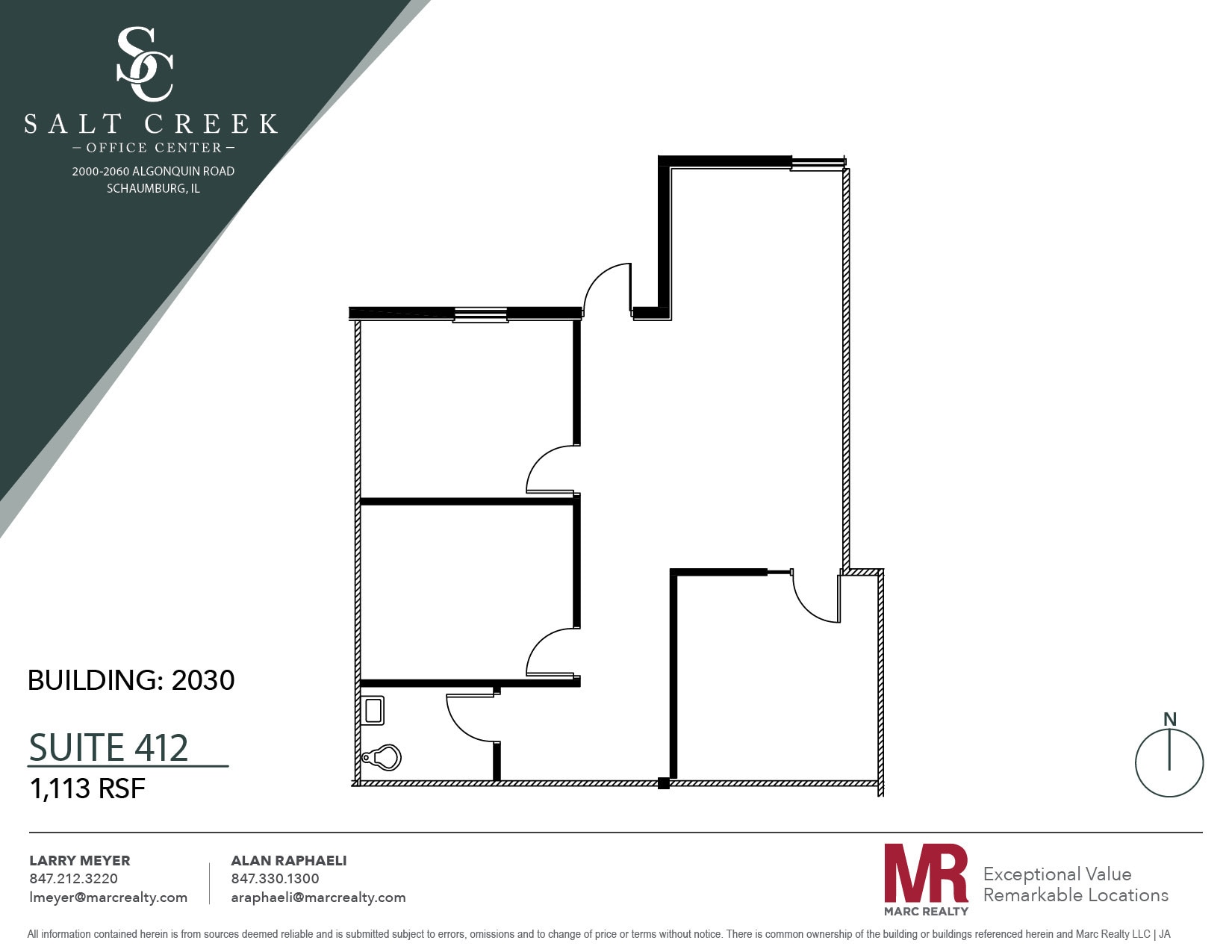 2010 E Algonquin Rd, Schaumburg, IL à louer Plan d’étage- Image 1 de 1