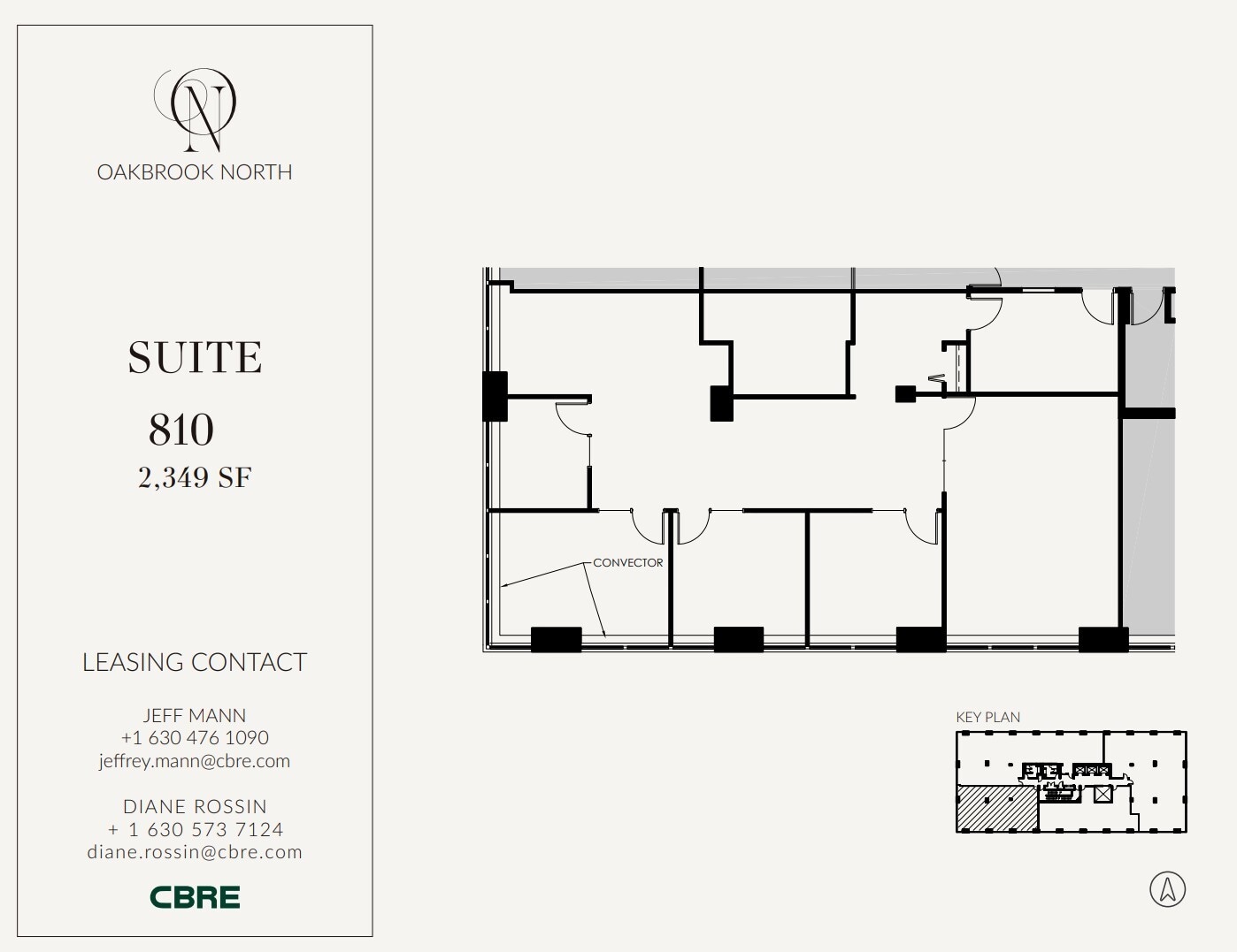 1200 Harger Rd, Oak Brook, IL à louer Plan d’étage- Image 1 de 1
