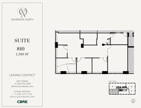 1200 Harger Rd, Oak Brook, IL à louer Plan d’étage- Image 1 de 1