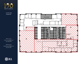 190 S La Salle St, Chicago, IL à louer Plan d’étage- Image 1 de 1