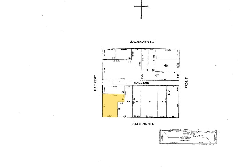 260 California St, San Francisco, CA à louer - Plan cadastral - Image 2 de 14